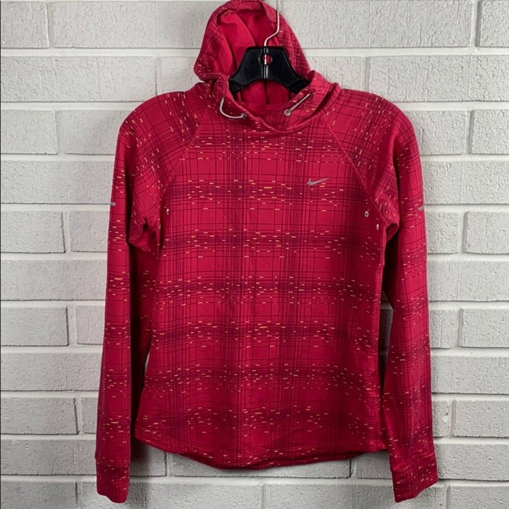Nike Women's Dri Fit Pink Pullover Active Wear Hoodie Size XS